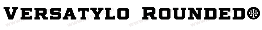 Versatylo Rounded字体转换